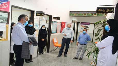  بازدید مدیر شبکه بهداشت و درمان دامغان از مرکز خدمات جامع سلامت دروار